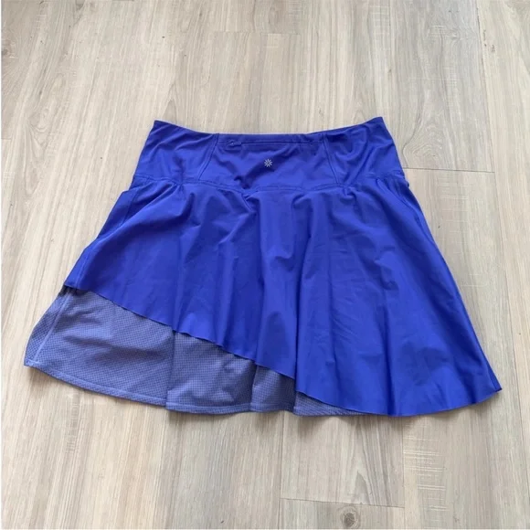 Athleta Blue and Purple Skater Skirt - Picture 2 of 8